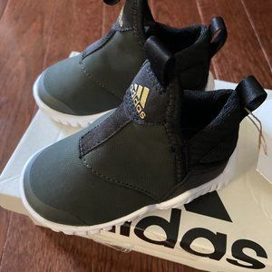 NWT Adidas Kids Unisex Shower Sneaker Shoe Gift Toddler Newborn Easter Birthday